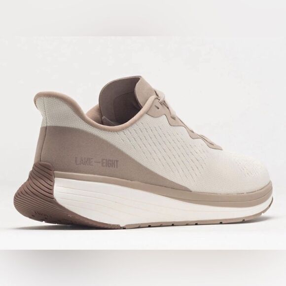 NWT Lane Eight Unisex Relay Trainer Athletic Tennis Shoe - Cream Tan -Size W 7 - Picture 3 of 10